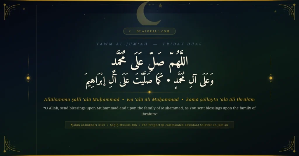 Friday Duas