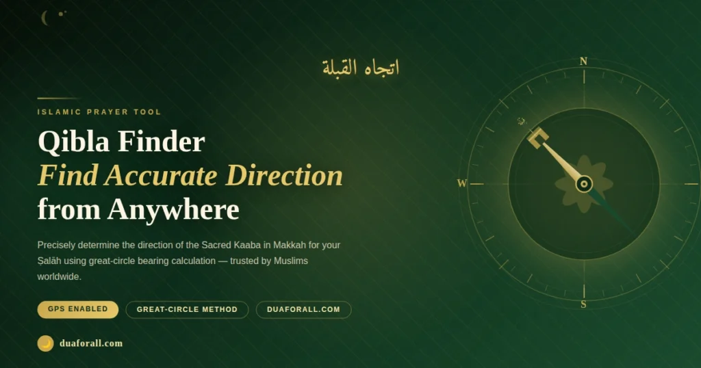 Qibla Finder – Find Accurate Qibla Direction from Anywhere 1 Qibla Finder