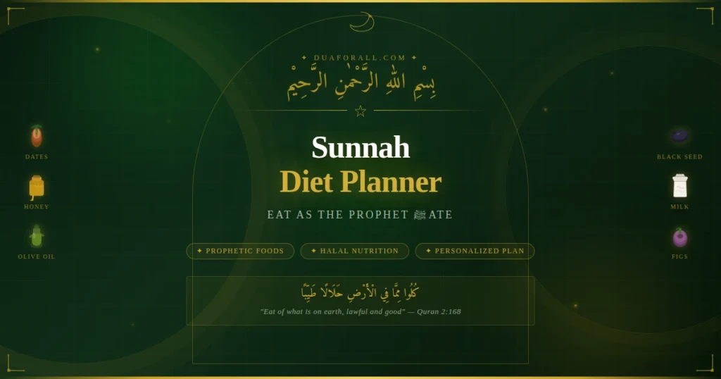 Sunnah Diet Planner