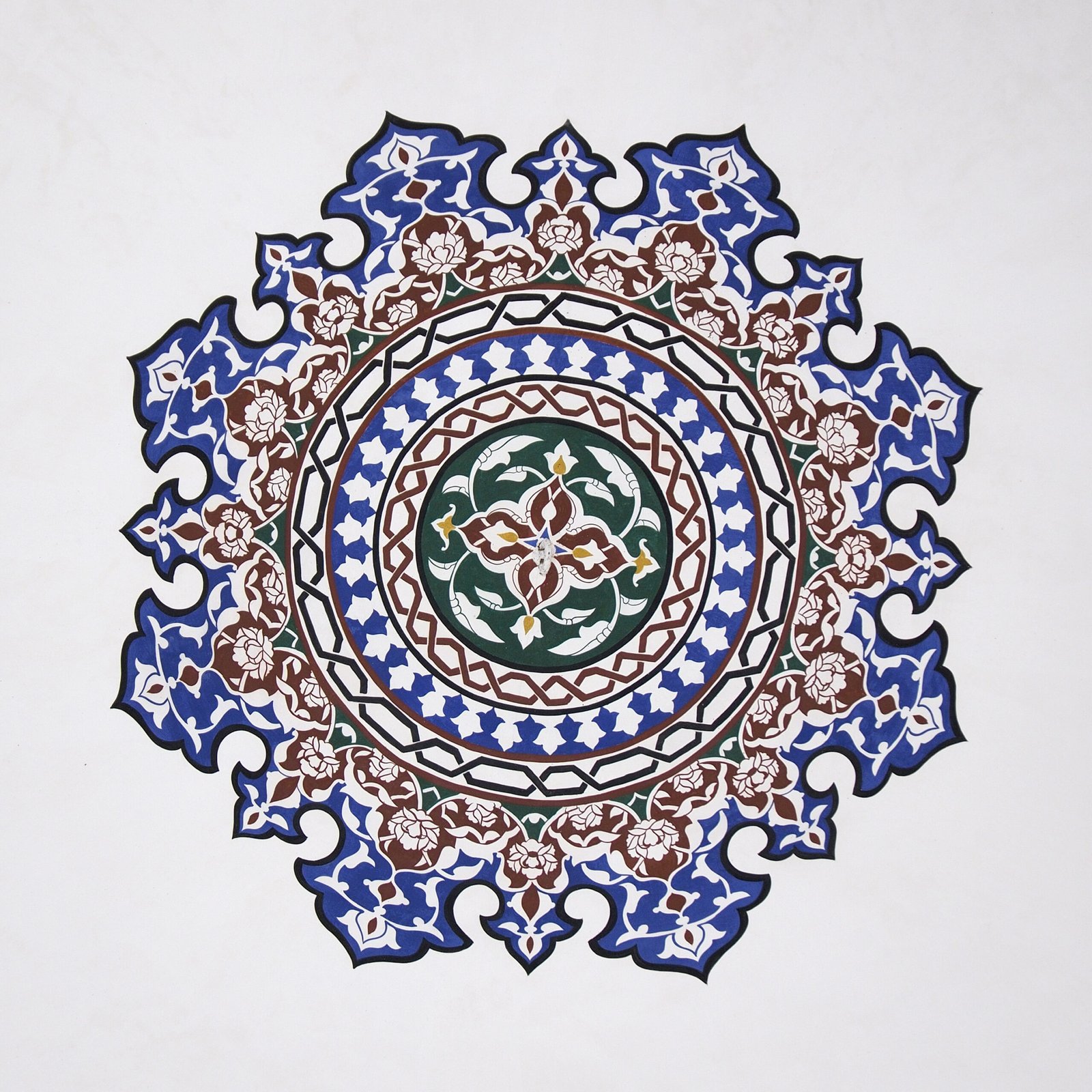 Islamic geometric pattern illustrating the 40 Daily Sunnahs of the Prophetic life